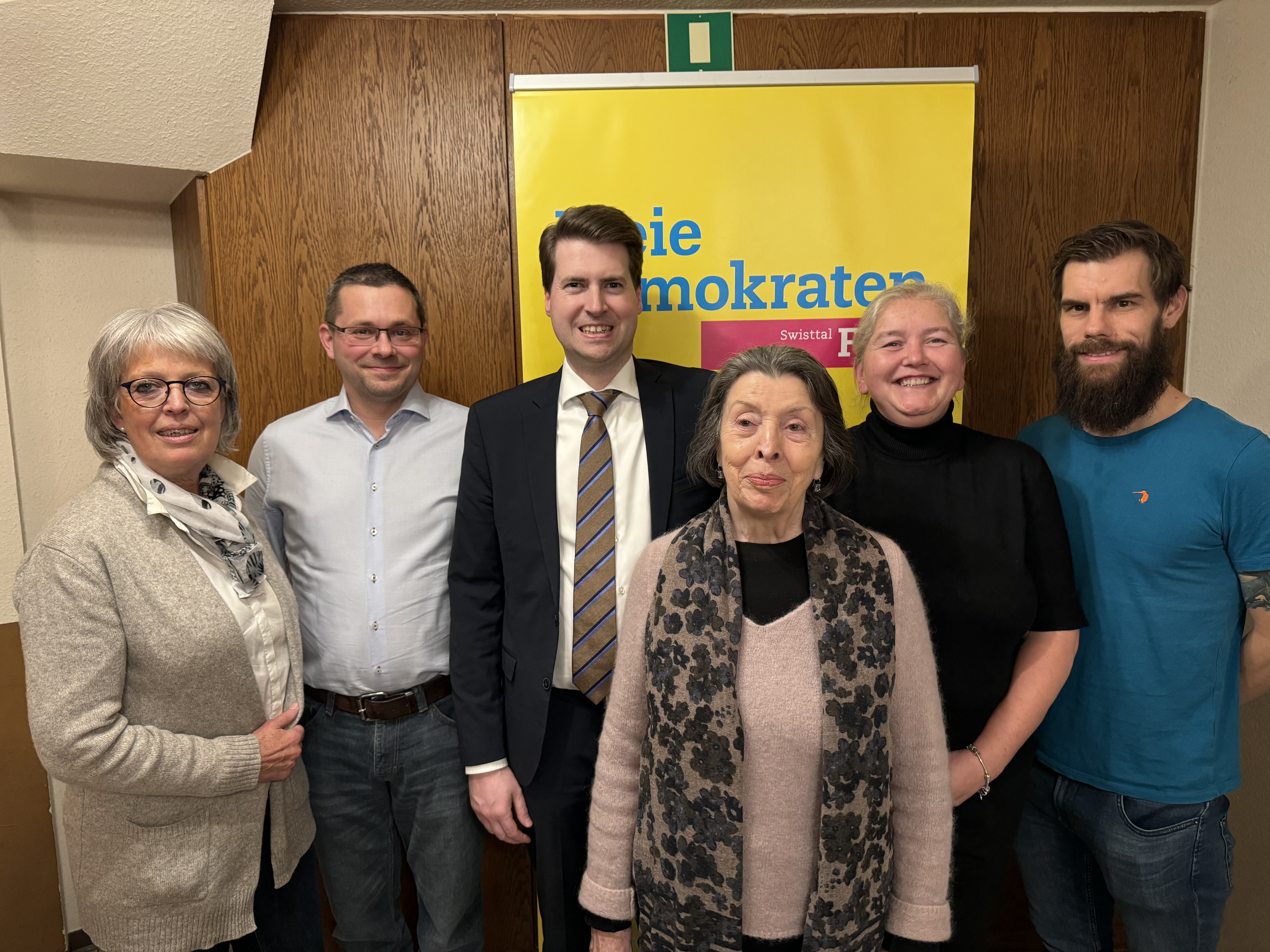 v.l.n.r. Monika Wolf-Umhauer, Dr. Michael Glass, Michael Heider, Helga Wagner, Dennis Forst